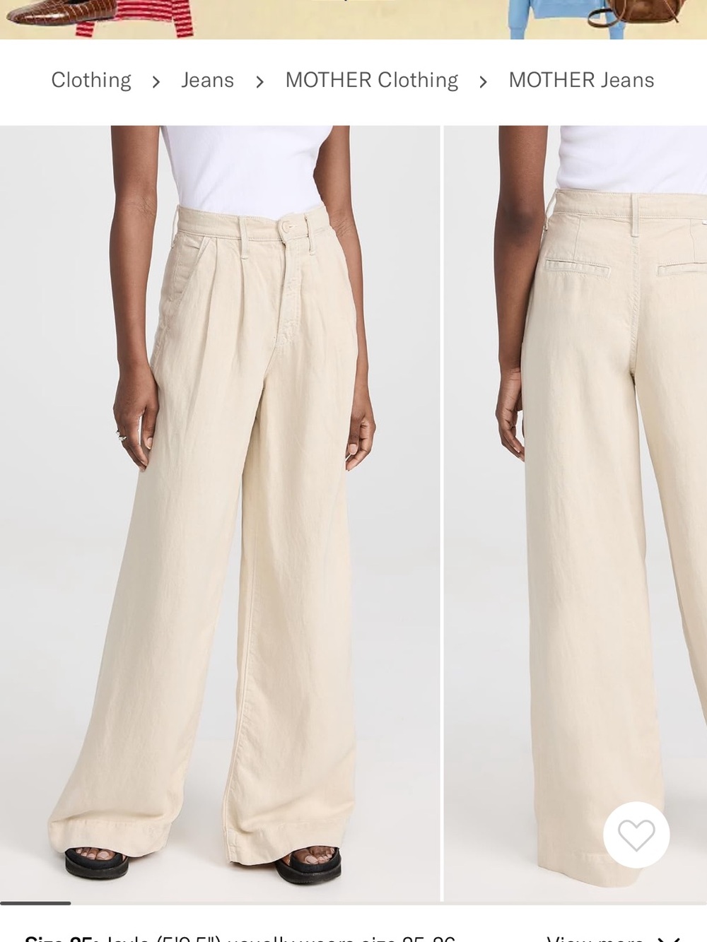 MOTHER High-Waisted Pouty Prep in Fast and Loose